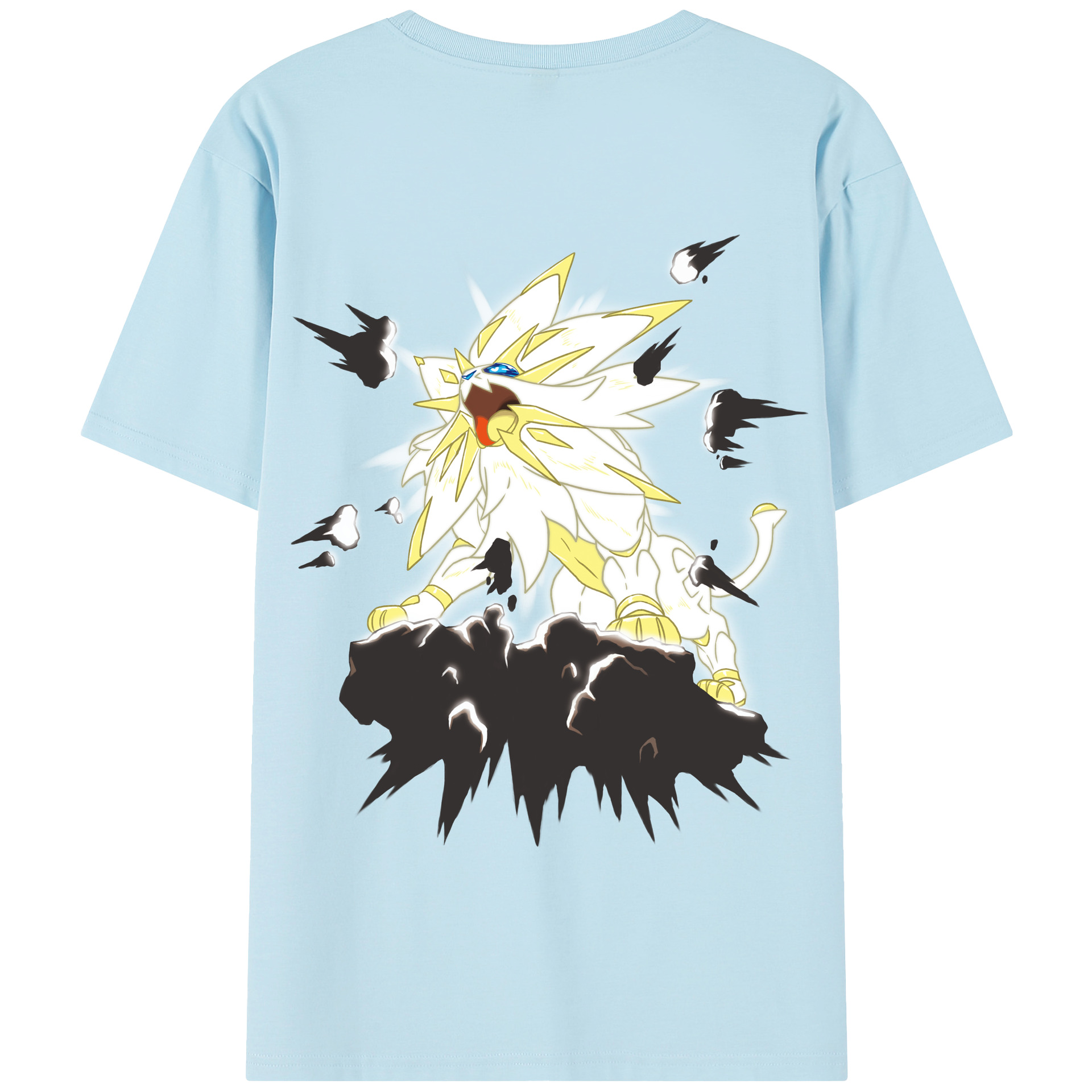 （画像用） ポケットモンスター Pokémon 綿100％半袖Tシャツ（背面プリント）